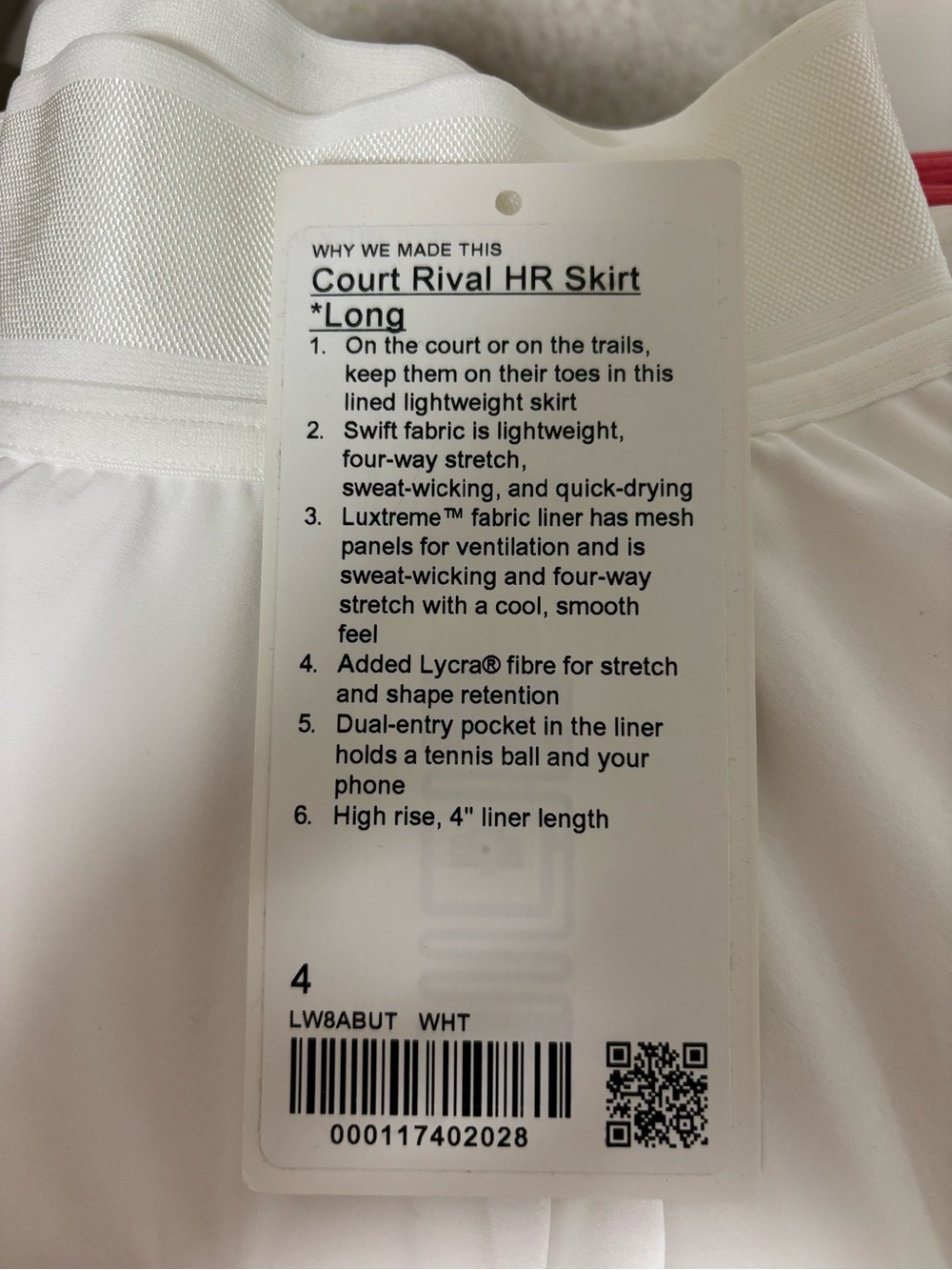 Lululemon Court Rival Skirt - Picture 7 of 7
